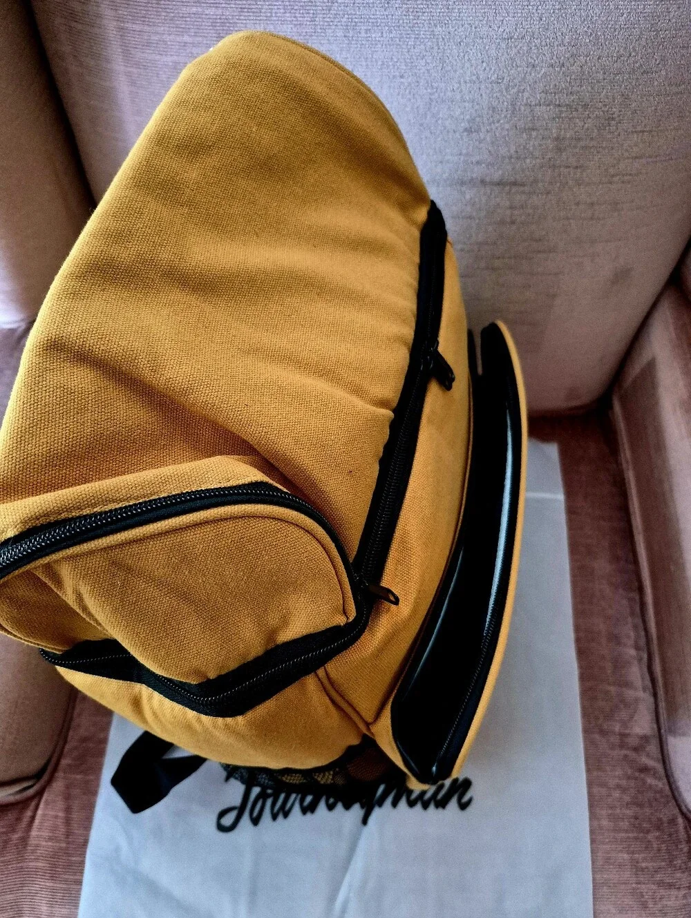 NWOT Journeyman Mustard Canvas Cooler Backpack